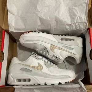 Brand new Nike air max - white with cami and pink detail